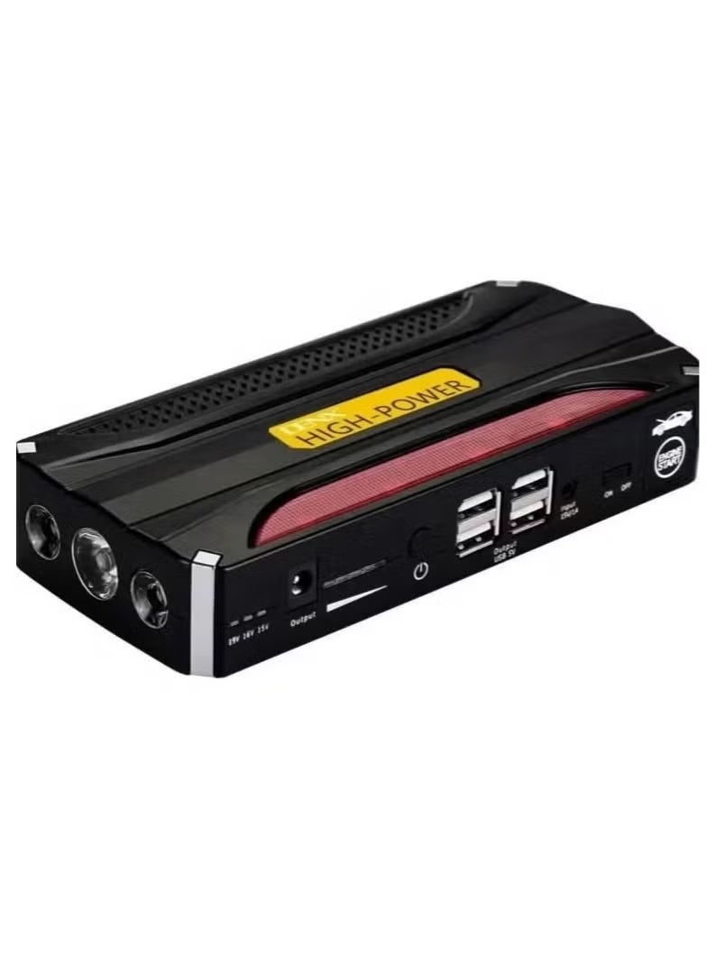 Denx High-Capacity 20000mAh Car Power Bank & Portable Air Pump – Emergency Vehicle Starter, USB Charger, Tire Inflator, and Outdoor Multi-Tool for Cars and Bikes - Image 2